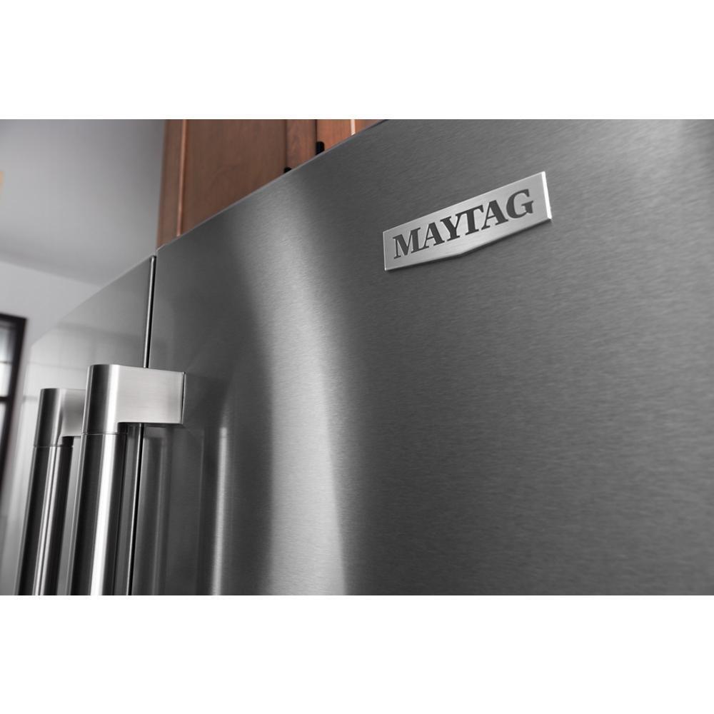MRFF4136RZ Maytag® 36 Inch Wide French Door Bottom Mount Refrigerator with Max Cool Setting - 25 Cu. Ft.