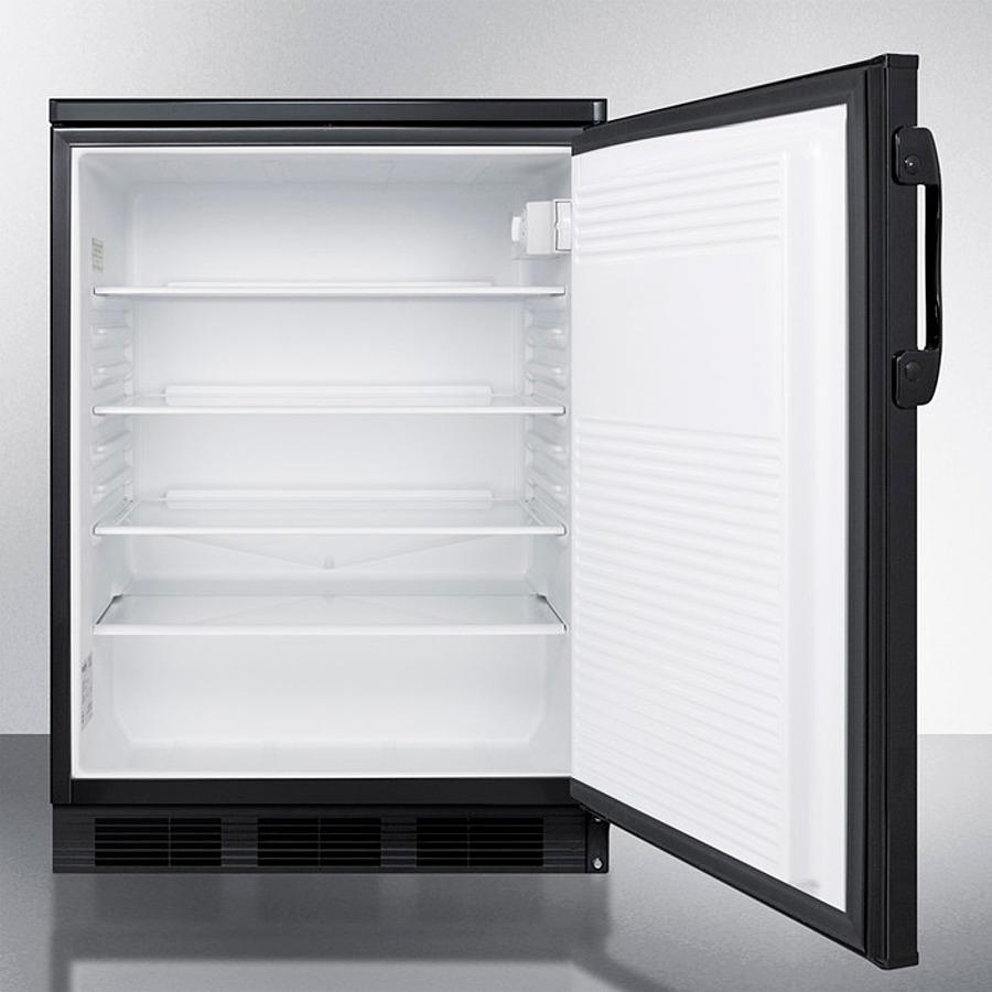 Summit FF7LBLK 24" Wide All-refrigerator