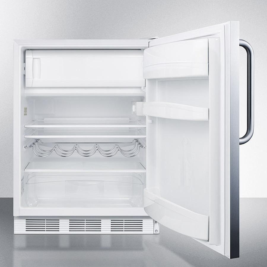 Summit CT661WCSSADA 24" Wide Built-in Refrigerator-freezer, ADA Compliant