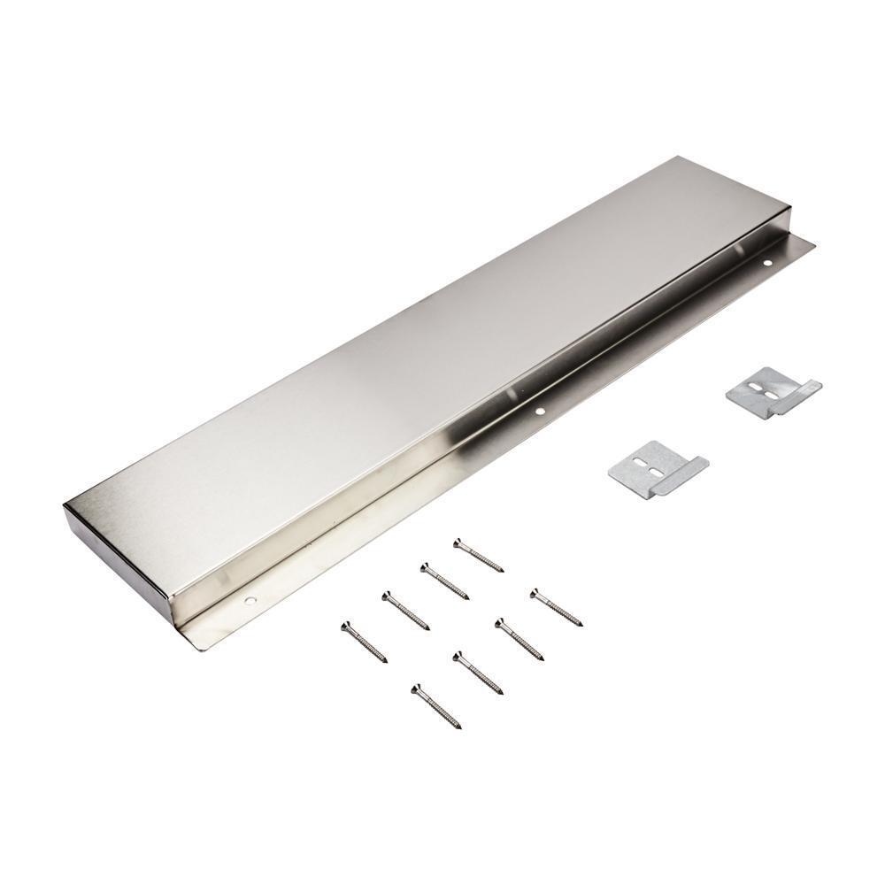 Kitchenaid W10655450 Stainless Steel Range Backsplash,Size: 30" W x 6" H