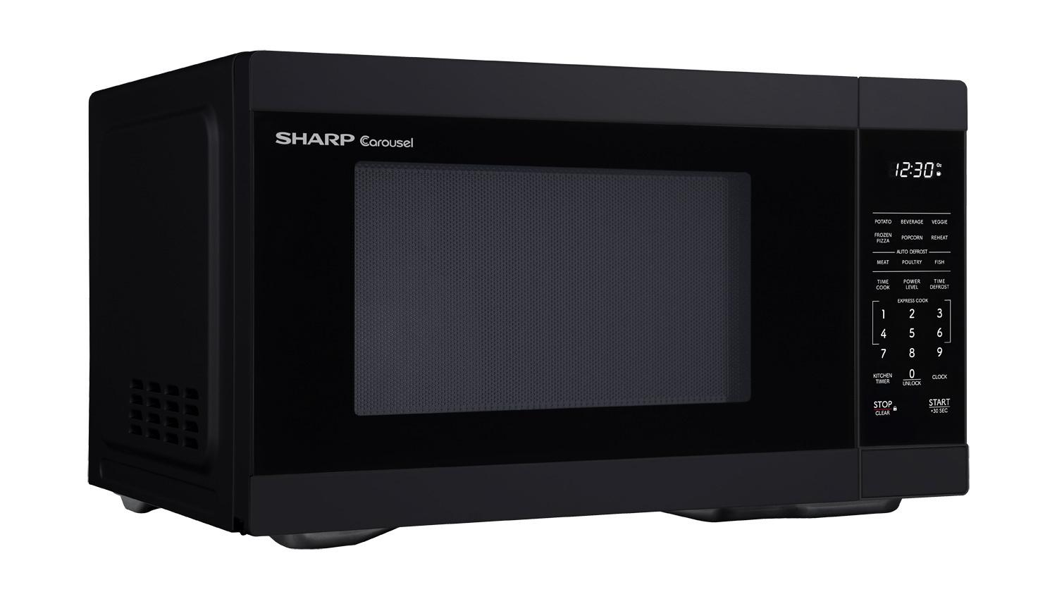 SMC1161KB Sharp 1.1 cu. ft. 1000W Black Countertop Microwave Oven