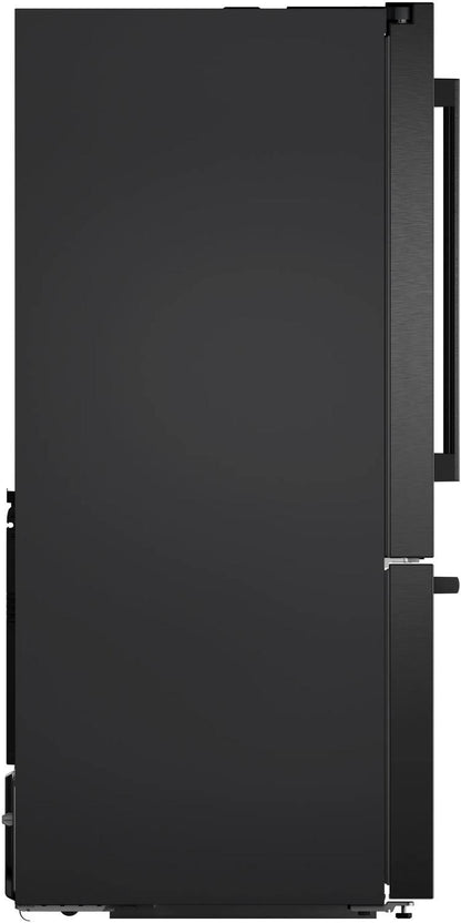 Bosch B36FD52SNB 500 Series, French Door Bottom freezer, multi door, 36'', Black inox-antifingerprint, Total No Frost