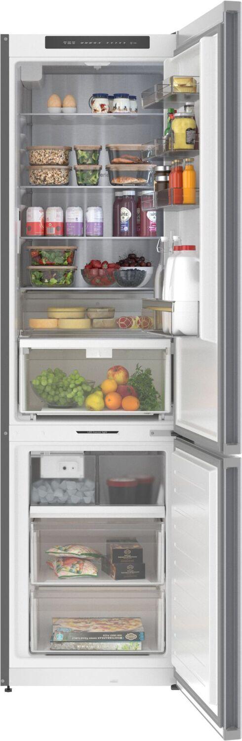 Bosch 800 Series Freestanding Bottom Freezer Refrigerator 24" Brushed steel anti-fingerprint B24CB80ESS