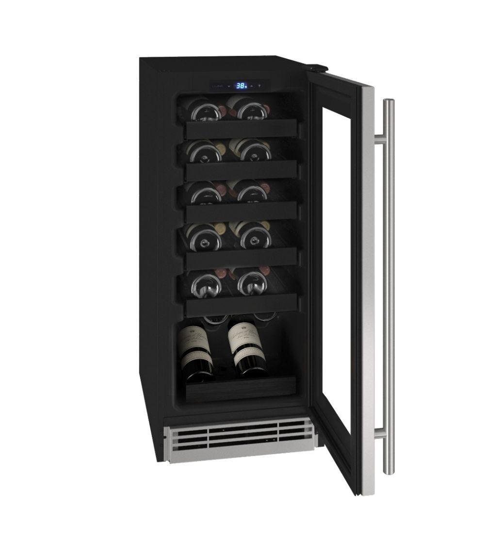 U-Line UHWC115SG01A Hwc115 15" Wine Refrigerator With Stainless Frame Finish (115 V/60 Hz)