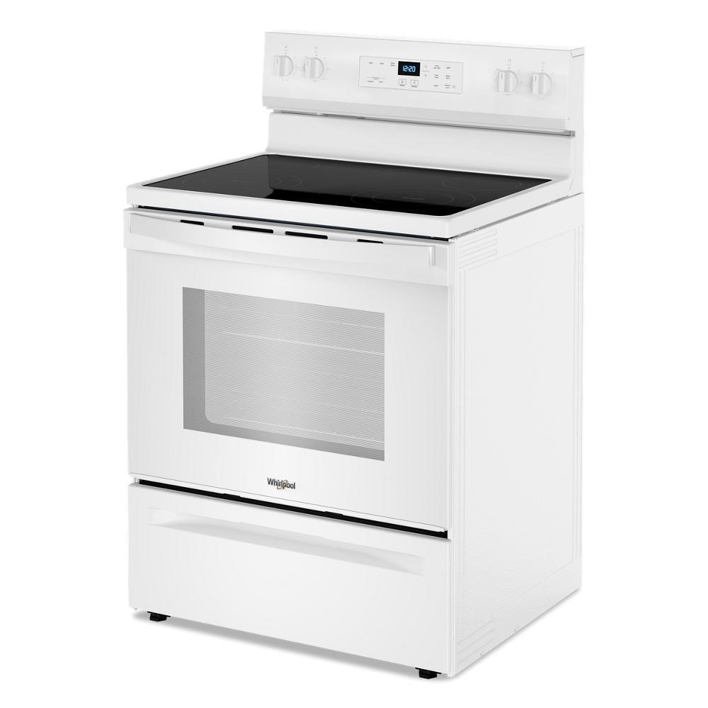 Whirlpool WFES3030RW 30-inch Electric Range with No Preheat Mode