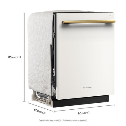 KDTS624SPL KitchenAid® 360(degree) Max Jets™ Third Rack Dishwasher with Advanced ProDry™ System, 44 dBA