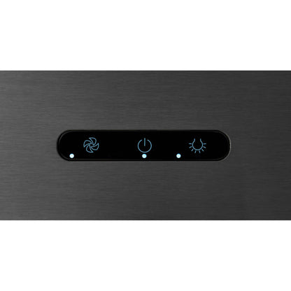 EW4336BLS Broan® Elite EW43 Series 36-Inch Convertible T-Style Chimney Range Hood, 460 Max Blower CFM, Black Stainless Steel