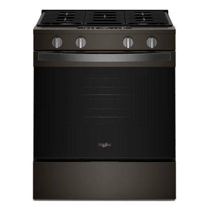 Whirlpool WSGS4530TV 30-inch Gas Smart Range with Air Cooking Technology and Steam Clean