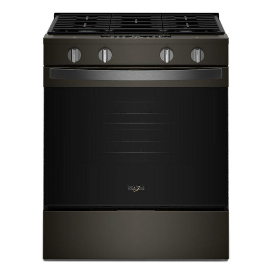 Whirlpool WSGS4530TV 30-inch Gas Smart Range with Air Cooking Technology and Steam Clean