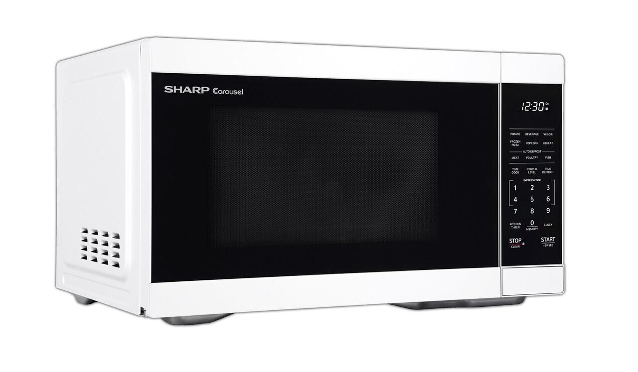 Sharp 1.1 cu. ft. White Countertop Microwave Oven