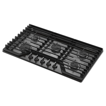 Whirlpool WCGK5036PV 36-inch Gas Cooktop with EZ-2-Lift™ Hinged Cast-Iron Grates