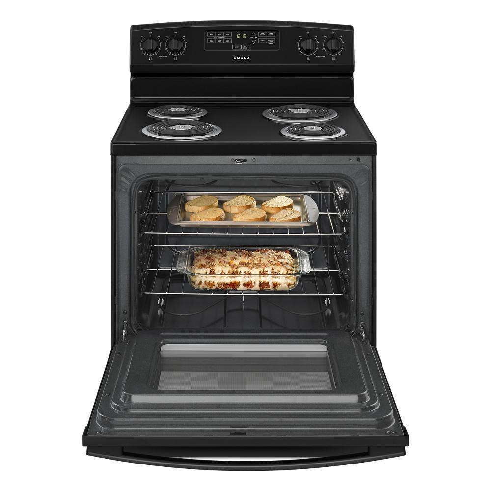 Amana ACR4303MFB 30-inch Amana® Electric Range with Bake Assist Temps