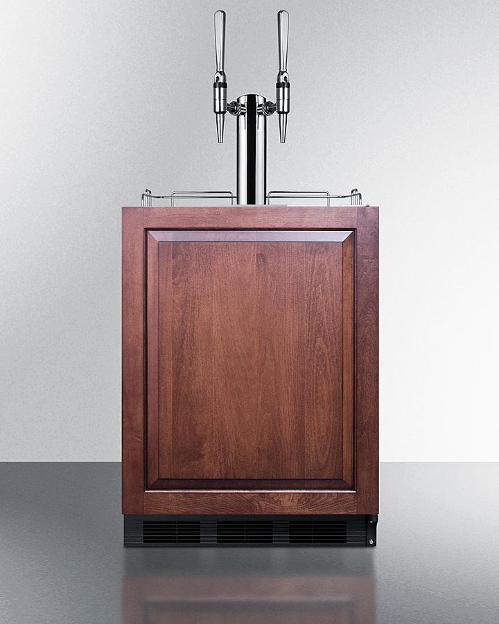 Summit SBC58BLBIADAIFNCFTWIN 24" Wide Built-in Nitro Coffee Kegerator, ADA Compliant (panel Not Included)