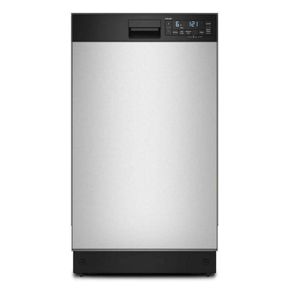 Whirlpool WDFS5118SS 18" Stainless Steel Dishwasher with Half Load Cycle and Triple Spray Arms - 48 dBA