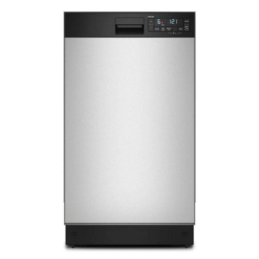 Whirlpool WDFS5118SS 18" Stainless Steel Dishwasher with Half Load Cycle and Triple Spray Arms - 48 dBA