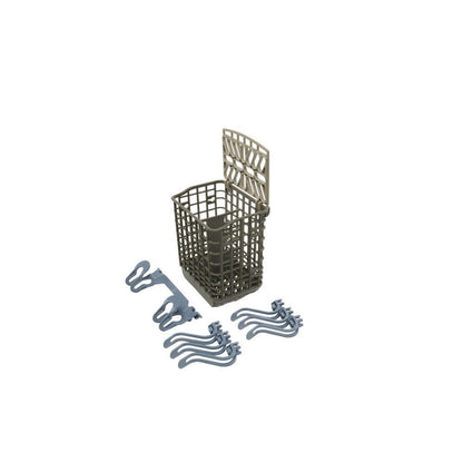 Maytag DISHEXTEND Dishwasher Silverware Basket Extension Kit (Grey/Blue) - Includes Six Light Item Clips, One Side Clip, and One Side Utensil Clip