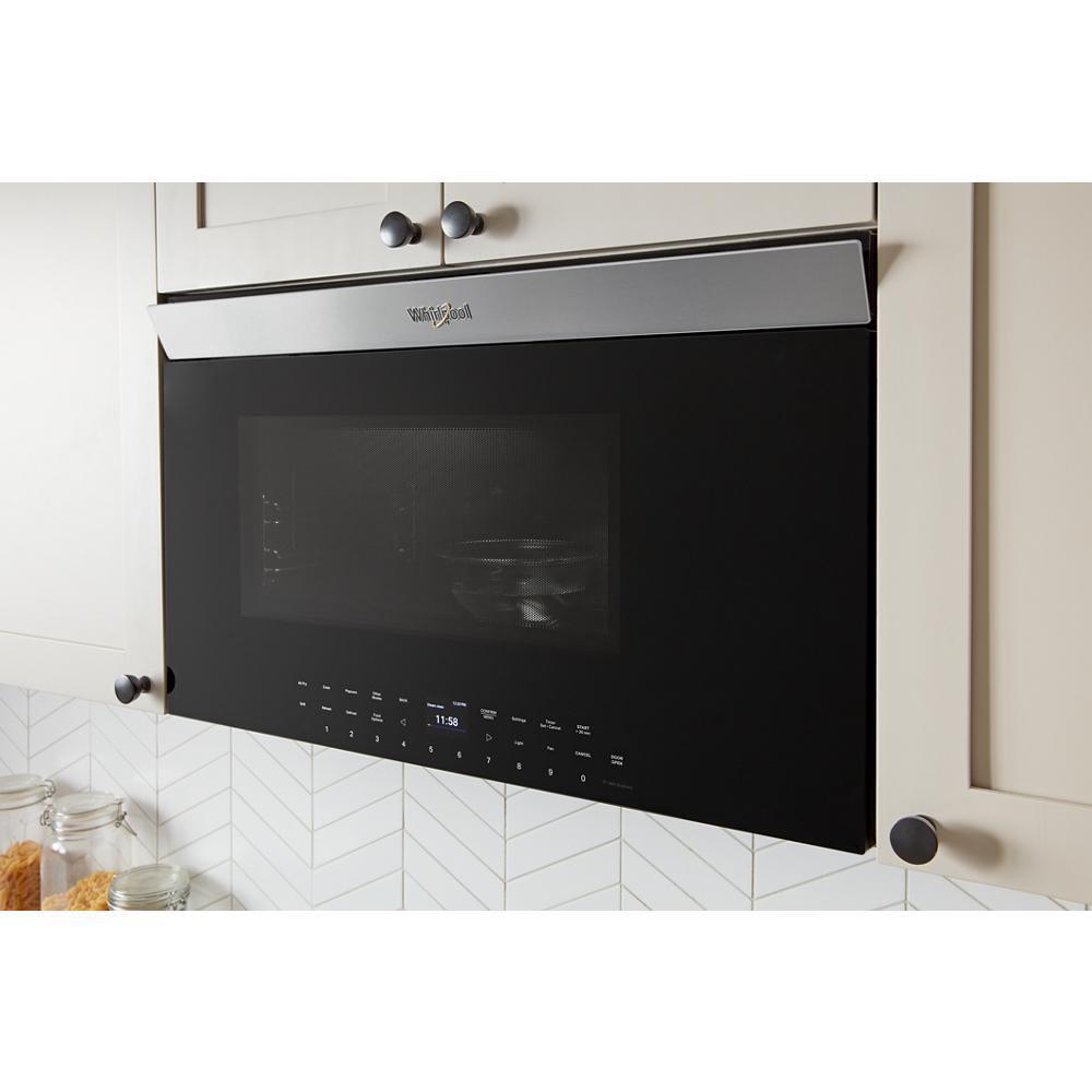 Whirlpool WMMF7330RB Air Fry Over- the-Range Oven with Flush Built-in Design