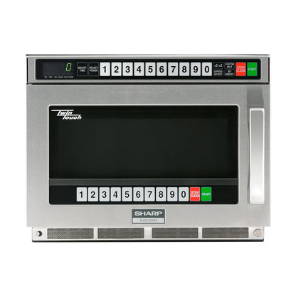 RCD1200M Sharp TwinTouch 1200 Watt Commercial Microwave Oven with Dual TouchPads