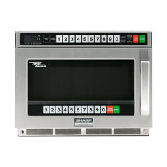 RCD1200M Sharp TwinTouch 1200 Watt Commercial Microwave Oven with Dual TouchPads
