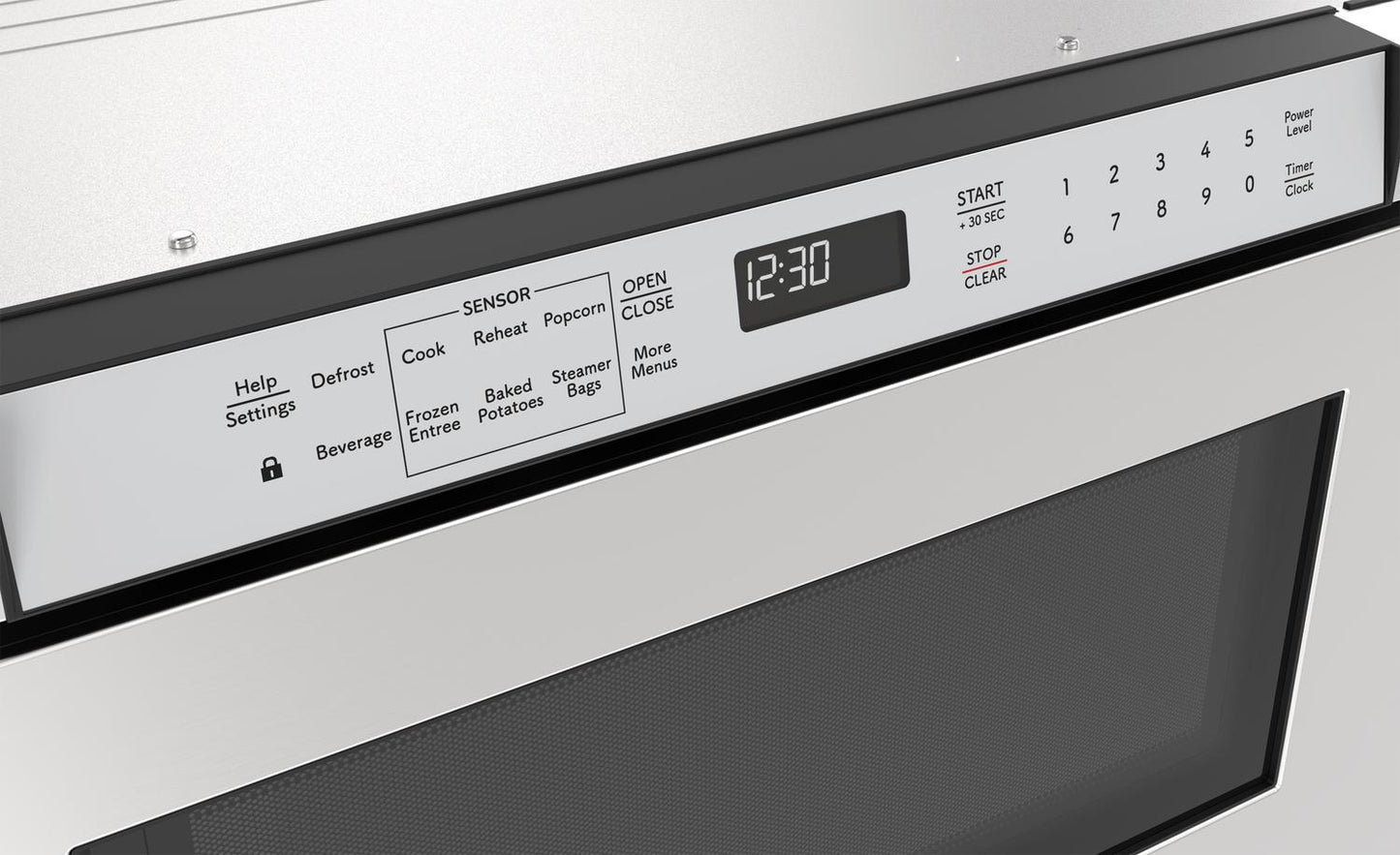 SMD2430MS Sharp 24 in. 1.2 cu. ft. Built-In Microwave Drawer™ Oven in Stainless Steel