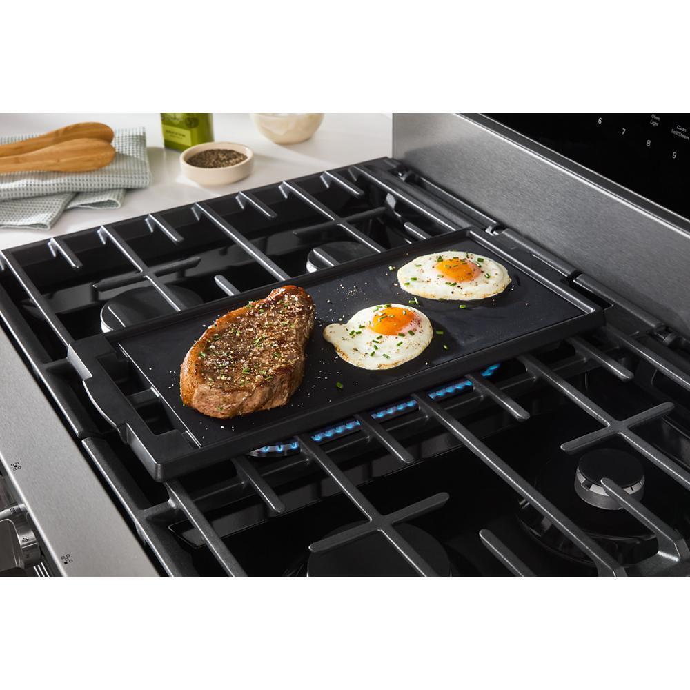 Whirlpool WFES7530RZ 30-inch Electric Smart Range with Air Cooking Technology, No Preheat Air Fry, High Speed Preheat Oven, WipeClean™ Coating, and Steam/Self Clean