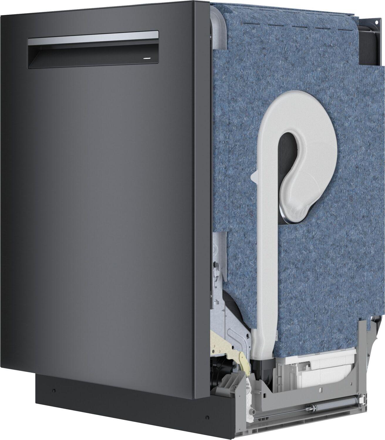 Bosch SHP78CM4N 800 Series, built-under dishwasher, 24'', Brushed black steel anti-fingerprint