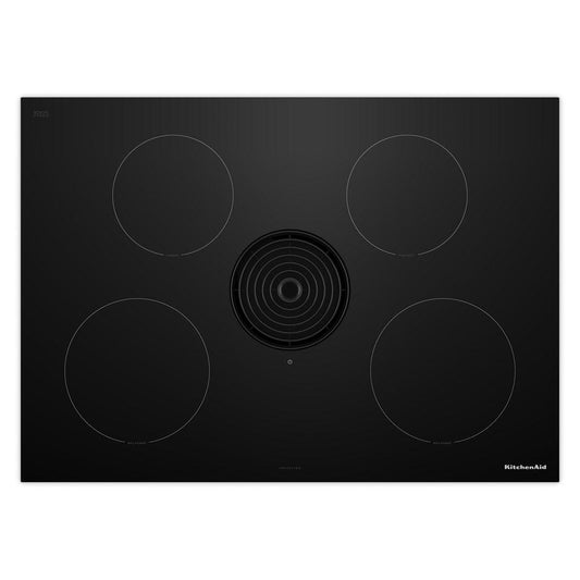Kitchenaid KCID930SBL 30-inch NextGen Induction Downdraft Cooktop with 4 Cooking Zones