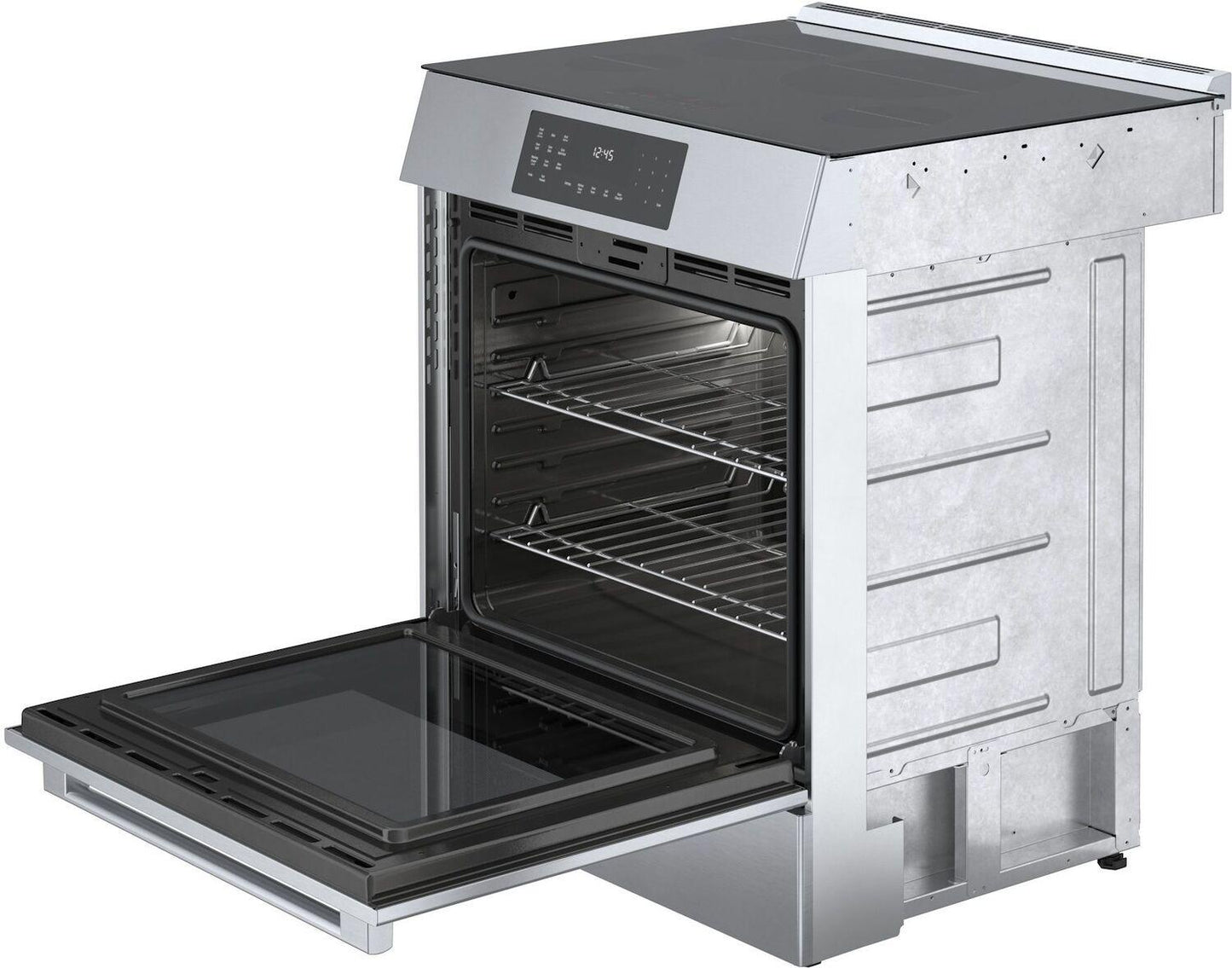 Bosch HII8057U 800 Series, Induction slide-in range, 30'', Stainless steel