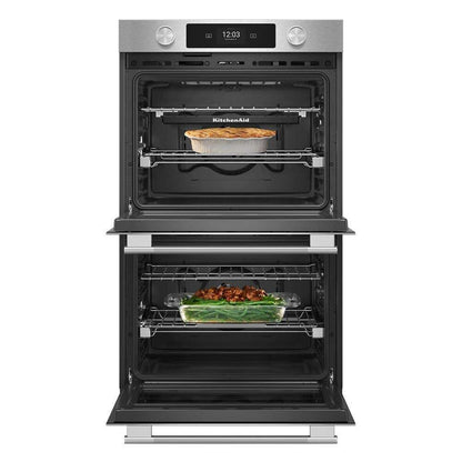 Kitchenaid KOED930SPS 30-inch Smart Electric Double Wall Oven with Intelligent Cooking Camera - PrintShield™ Finish