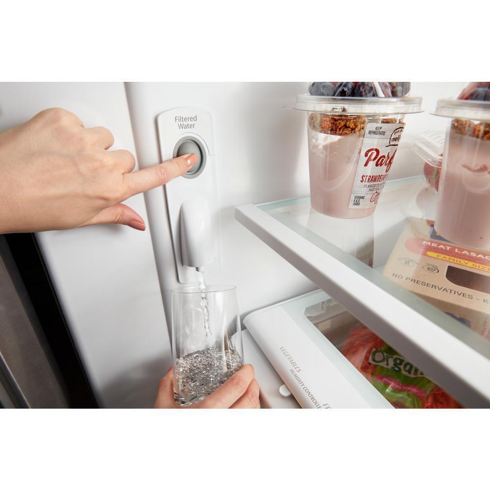 MRFF4236RZ Maytag® 36 Inch Wide French Door Bottom Mount Refrigerator with Max Cool Setting - 25 Cu. Ft.