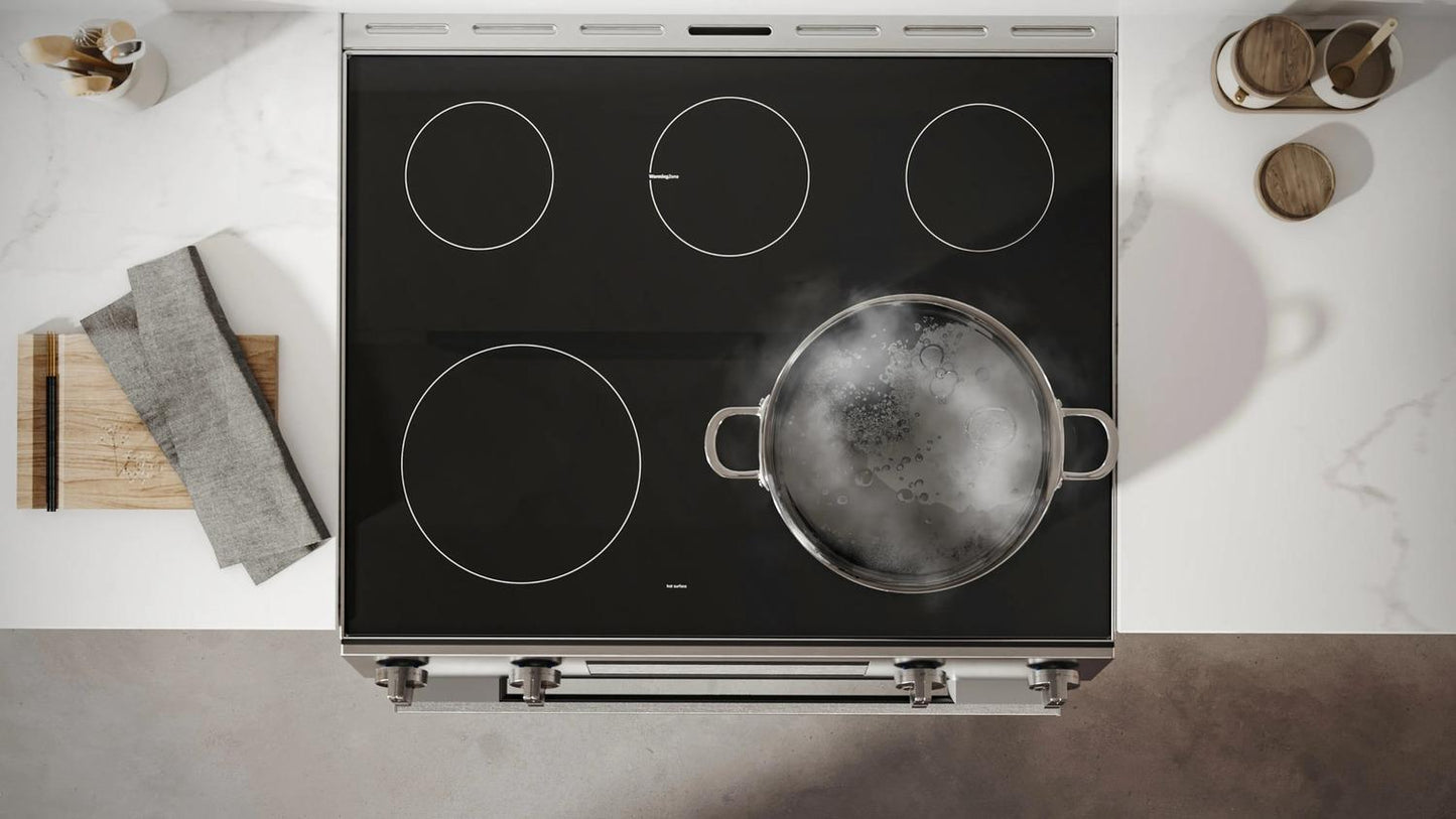 Bosch HEF1050MU 100 Series, Freestanding electric cooker, 30'', Stainless steel