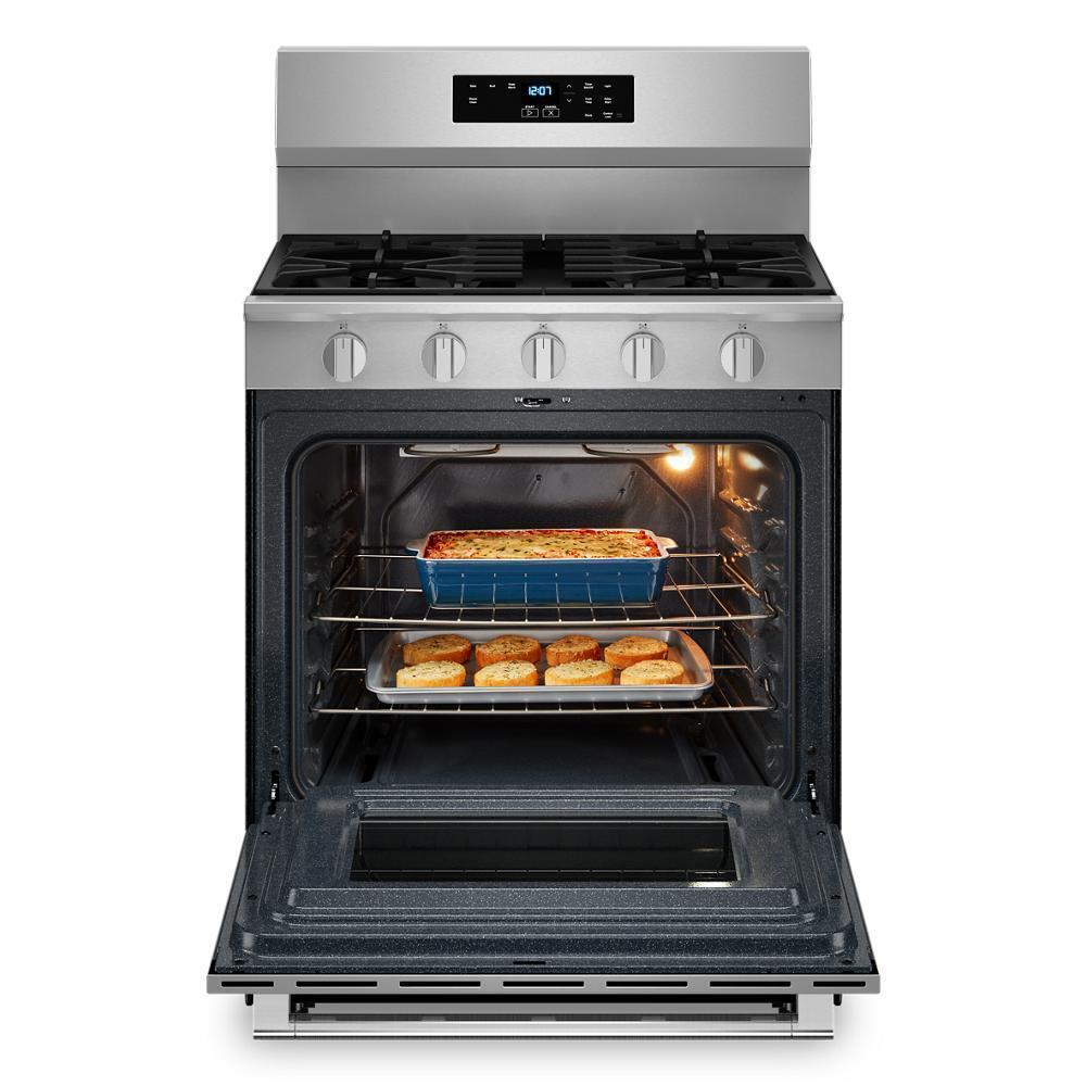 Maytag MFGS4030RS 30-Inch Wide Gas Range With Steam Clean - 5.0 cu. ft.