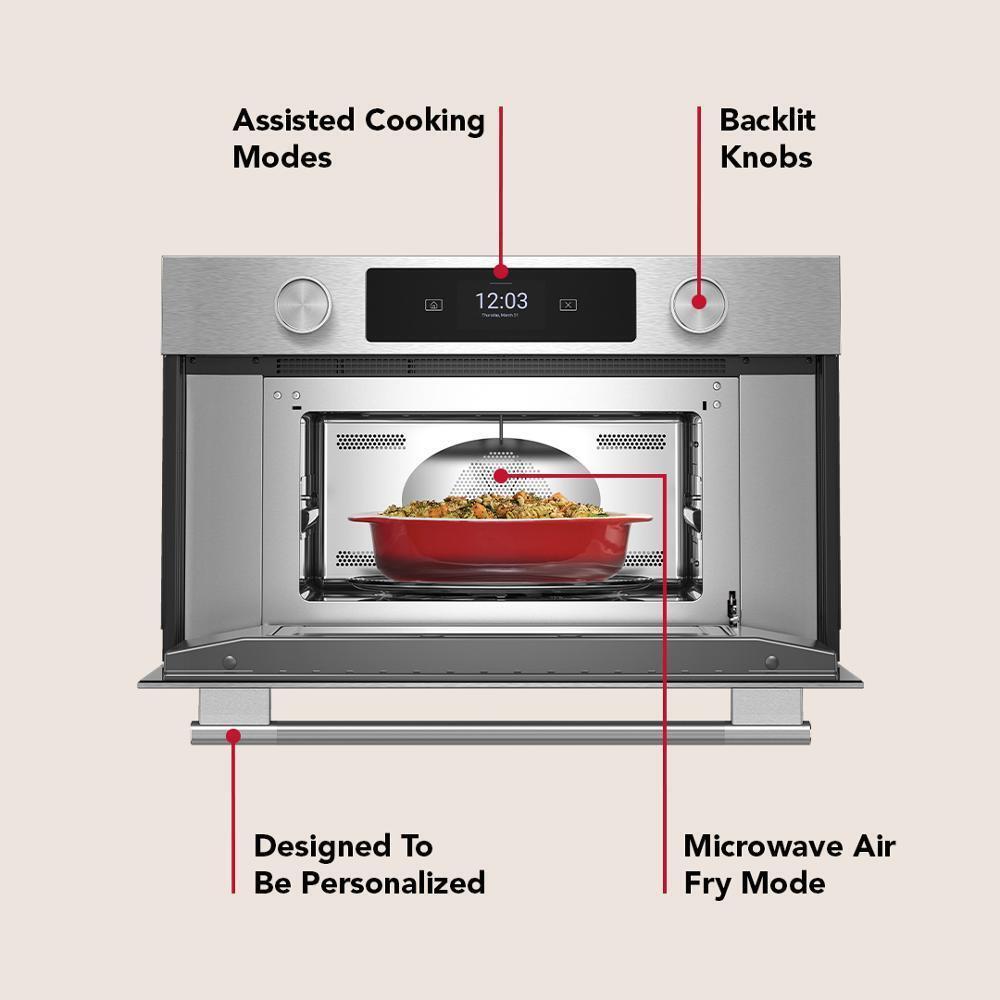 Kitchenaid KOEC527SPS 27-inch Electric Combo Wall Oven with No Preheat Air Fry Mode - PrintShield™ Finish