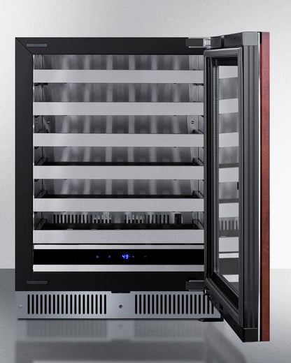 Summit SDHW2442PNR 24" Wide Built-in Wine Cellar (panel Not Included)
