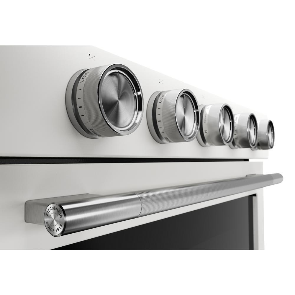 Kitchenaid KSGS530SPL 5.0 Cu. Ft. Smart Slide-in Gas Range with Convection Cooking Modes and 2-in-1 Burner