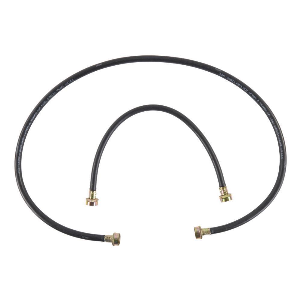 Maytag W10044609A 5' Black Steam Dryer Hose Kit