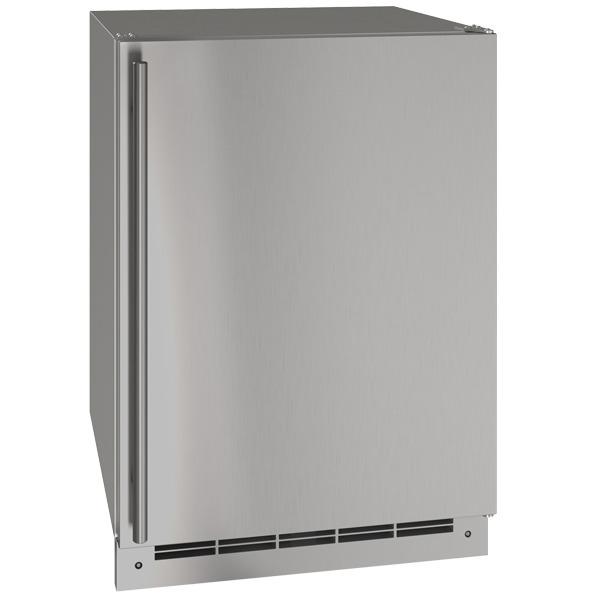 U-Line 24" Convertible Freezer With Stainless Solid Finish (115 V/60 Hz Volts /60 Hz Hz)