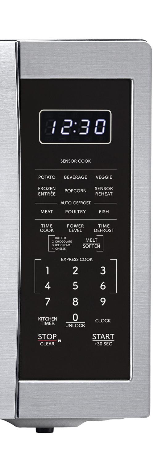 SMC1450KS Sharp 1.4 cu. ft. 1100W Stainless Steel Countertop Microwave Oven