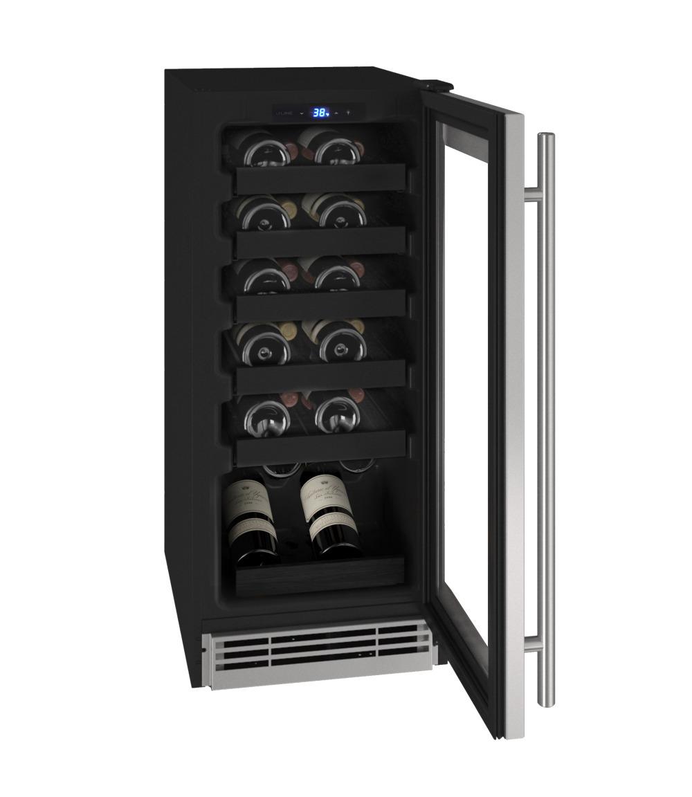 U-Line UHWC115SG01A Hwc115 15" Wine Refrigerator With Stainless Frame Finish (115 V/60 Hz)