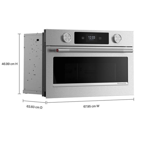 Kitchenaid KMBS727SPS 27" Built In Microwave Oven with Air Fry
