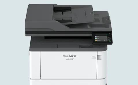 Sharp MXB427W MX-B427W Monochrome Wireless Multifunction Printer Prints up to 42 pages per minute , copy, scan, fax Maximum paper capacity of 900 sheets 600 x 600 dpi printing delivers clear, crisp images and text