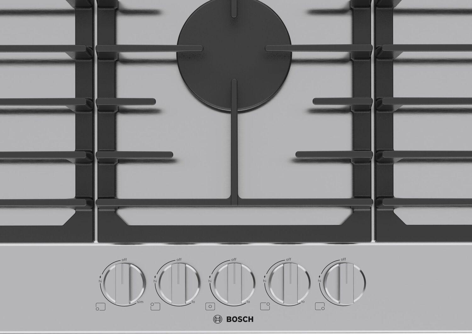 Bosch 300 Series Gas Cooktop 36" Stainless steel NGM3650UC