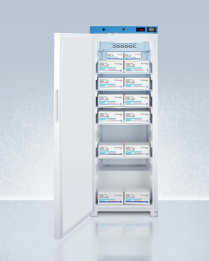 Summit ACR1321WNSF456LHD 24" Wide Upright Medical Refrigerator, Certified To Nsf/ansi 456 Vaccine Storage Standard