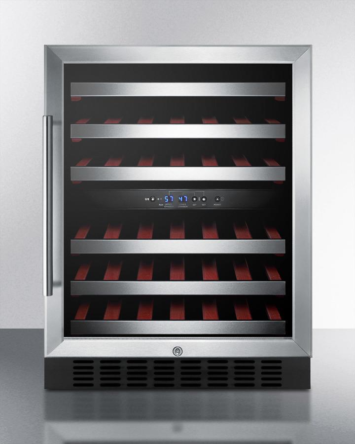 Summit SWC530BLBISTCSS 24" Wide Built-in Wine Cellar