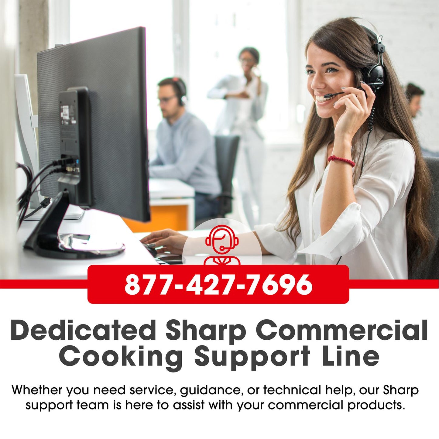 Sharp R21LVF Medium-Duty Commercial Microwave Oven with 1000 Watts