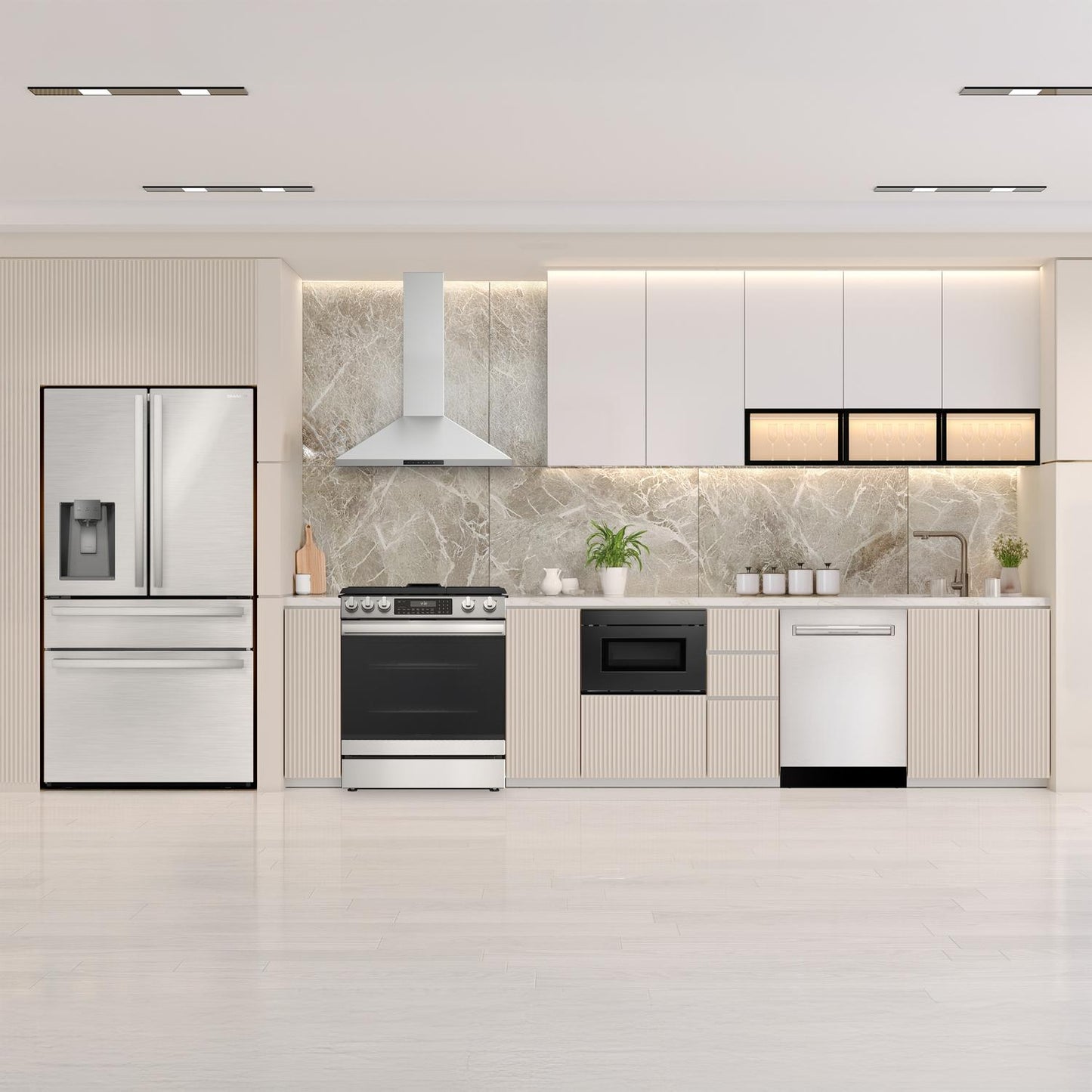 SMD2479MB Sharp 24 in. 1.2 cu. ft. Deco Series Built-In Smart Microwave Drawer™ Oven with Easy Wave Open in Black