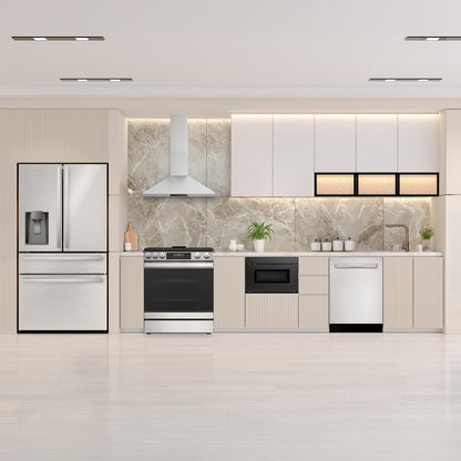 SMD2479MB Sharp 24 in. 1.2 cu. ft. Deco Series Built-In Smart Microwave Drawer™ Oven with Easy Wave Open in Black