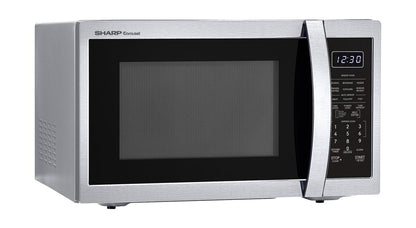 SMC1450KS Sharp 1.4 cu. ft. 1100W Stainless Steel Countertop Microwave Oven