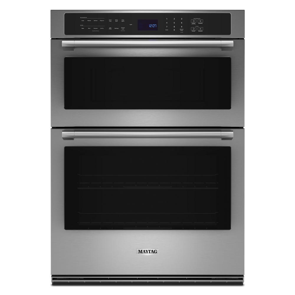 Maytag 30-inch Wall Oven Microwave Combo with Air Fry and Basket - 6.4 cu. ft.