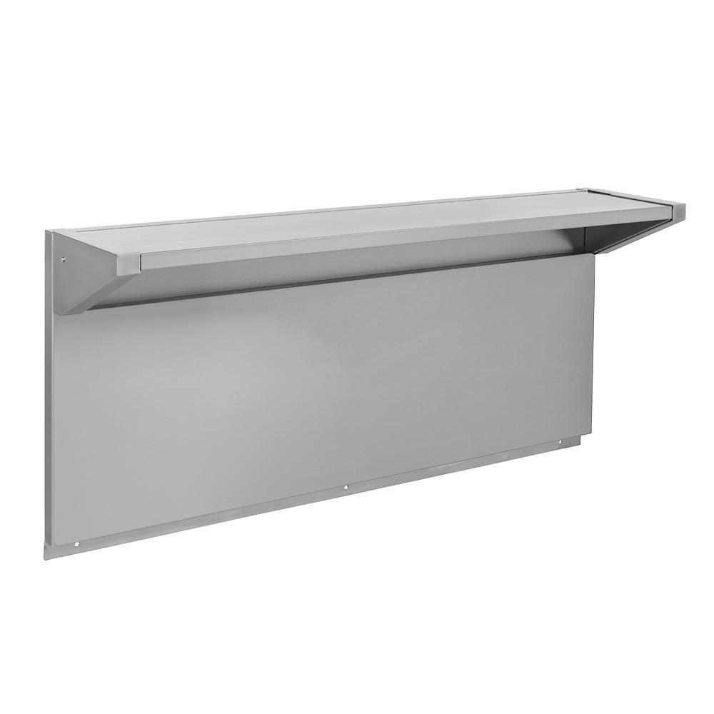 Kitchenaid W10225948 Tall Backguard with Dual Position Shelf - for 48" Range or Cooktop